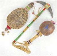 (3) Native American Beaded Ritual Objects