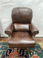 Leather Master Brown Leather Office Chair
