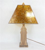 Cowan Art Deco Lamp w/ Mica Shade