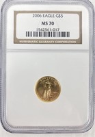 2006 $5 Gold Eagle NGC MS 70