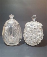 Antique Glass Cracker Jars