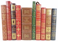 Lot of 10 Easton Press Leather Bound Books (A)