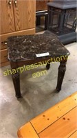 Marble like top Accent table