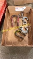 Towing hooks, large U joints