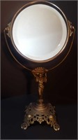 Antique Figural Vanity Mirror