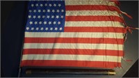 Antique United States Flag 46 Stars