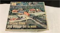Marx Electric Train & Village Set