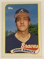 Rookie Card: 1989 Topps John Smoltz Card #382