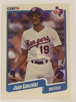 Rookie Card: 1990 Fleer Juan Gonzalez Card #297