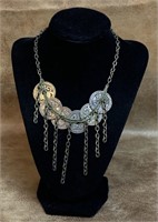 Vintage Necklace Made From Asian Coins