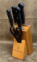 Wolfgang Puck Knife Set in Wood Block