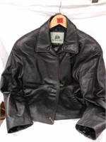 Corvette Black soft leather ladies jacket size M
