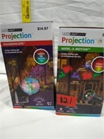 NIB-Projection lights, 2 boxes