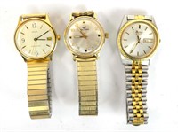 Three Vintage Wrist Watches