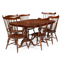 Cherry Table and Windsor Chairs
