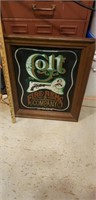 Vintage colt painted mirror