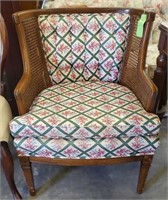 UPHOLSTER CHAIR W/ CAIN SIDES