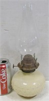 Oil lamp, no wick, some rust, no shipping