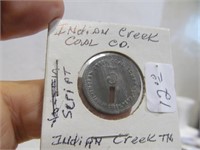 Indian Creek Coal Co. Script, Indian Creek, TN