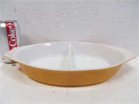 Pyrex divided bowl, 1 Qt.