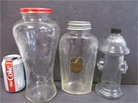 3 interesting shaped jars