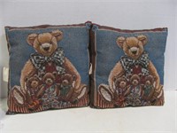 Pair of bear pillows