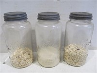 3 Kerr storage jars