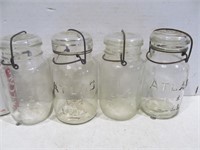 4 Atlas jar canisters