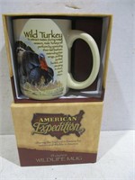 American Expedition Stoneware Wild Turkey mug