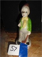 Clown Figurine with Golf Club (5.5")