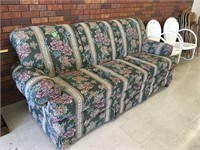 floral couch