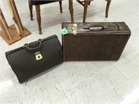 old suitcase, brief case