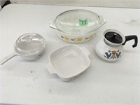 misc corning ware/pyrex dishes