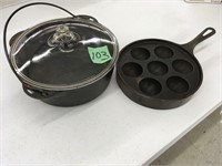cast iron pot/skillet