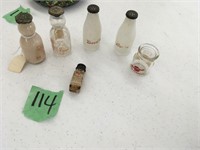 tiny vintage bottles
