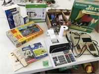 office items, puzzel, dart game, more