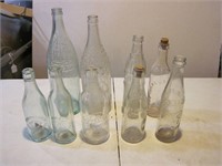 Lot of Vintage Glass Bottles