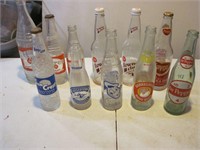 Lot of Vintage Soda Bottles