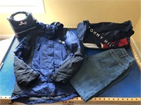 Men's North Face Jacket and Tommy Hilfiger Tote