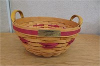 10" w Longaberger Popcorn Basket