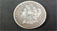 1900 O Morgan silver dollar