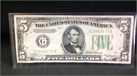 1934 series 5 dollar note