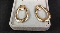 14 K gold earrings
