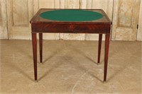 French Louis Philippe Style Flip Top Games Table