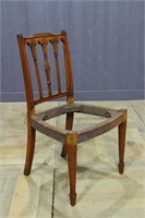 Interesting Antique Adam Style Irish Side Chair