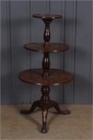 Early 19th C Dutch 3 Tiered Stand
