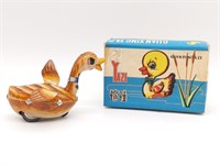 Vintage Tin Toy Duck in Original Box Yazi
