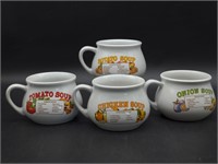 (4) Soup Mugs