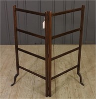 English Queen Anne Style Linens Rack