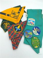 Girl Scouts Vest and Boy Scouts Handkerchiefs